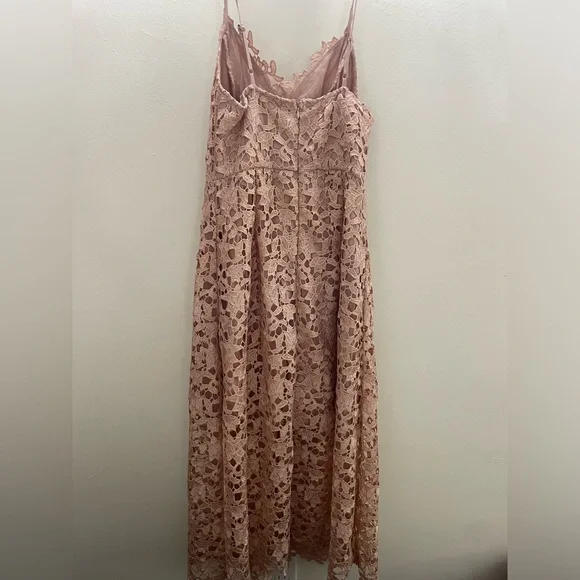 Rose gold ASTR the label Midi Dress